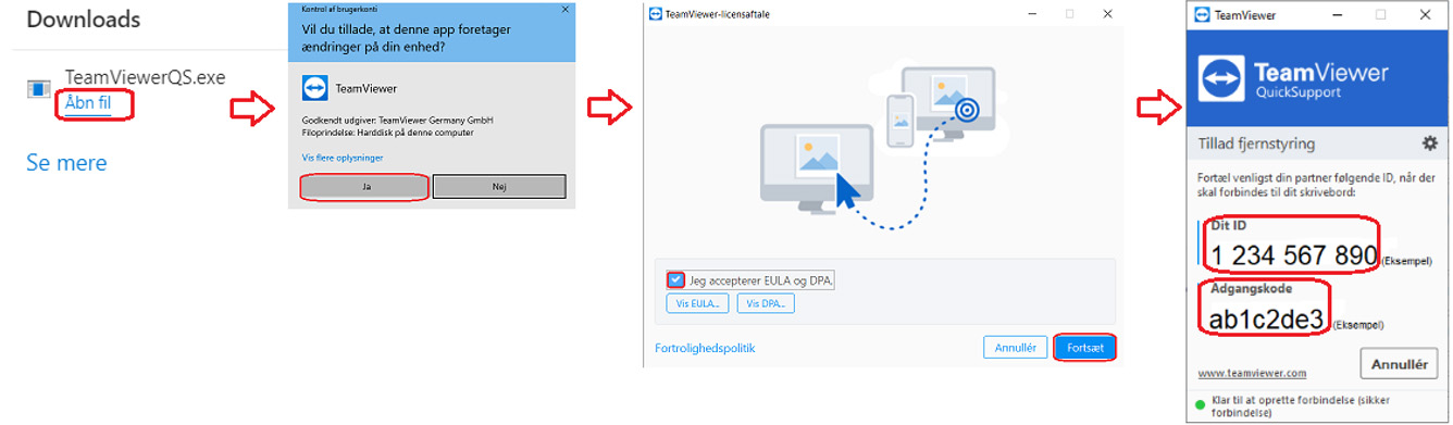 TeamViewer instructions